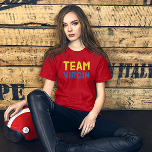 “Team Virgin” 3, Short-Sleeve Unisex T-Shirt - Surcee Shops