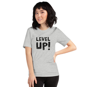 “Level Up” Short-Sleeve Unisex T-Shirt - Surcee Shops