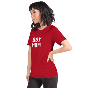 “Boy Mom” Short-Sleeve Unisex T-Shirt - Surcee Shops