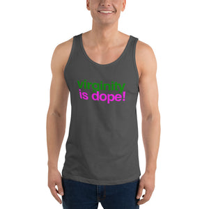 “Virginity is Dope” Unisex Tank Top - Surcee Shops