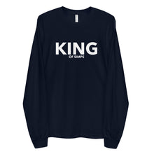 Load image into Gallery viewer, “King of Simps” Long sleeve t-shirt - Surcee Shops
