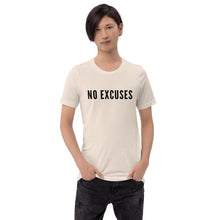 Load image into Gallery viewer, “No Excuses” Short-Sleeve Unisex T-Shirt - Surcee Shops
