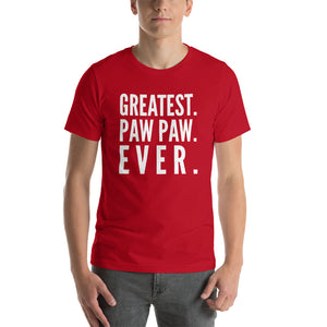 “Greatest Paw Paw” Short-Sleeve Unisex T-Shirt - Surcee Shops