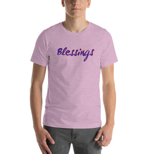 “Blessings” Short-Sleeve Unisex T-Shirt - Surcee Shops