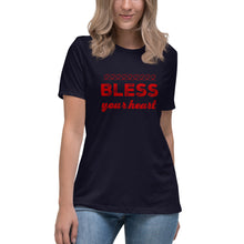 Load image into Gallery viewer, “Bless Your Heart” Women&#39;s Relaxed T-Shirt - Surcee Shops
