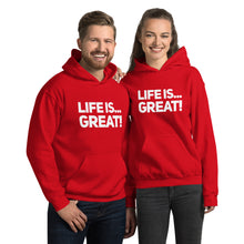 Load image into Gallery viewer, “Life is Great” Unisex Hoodie - Surcee Shops
