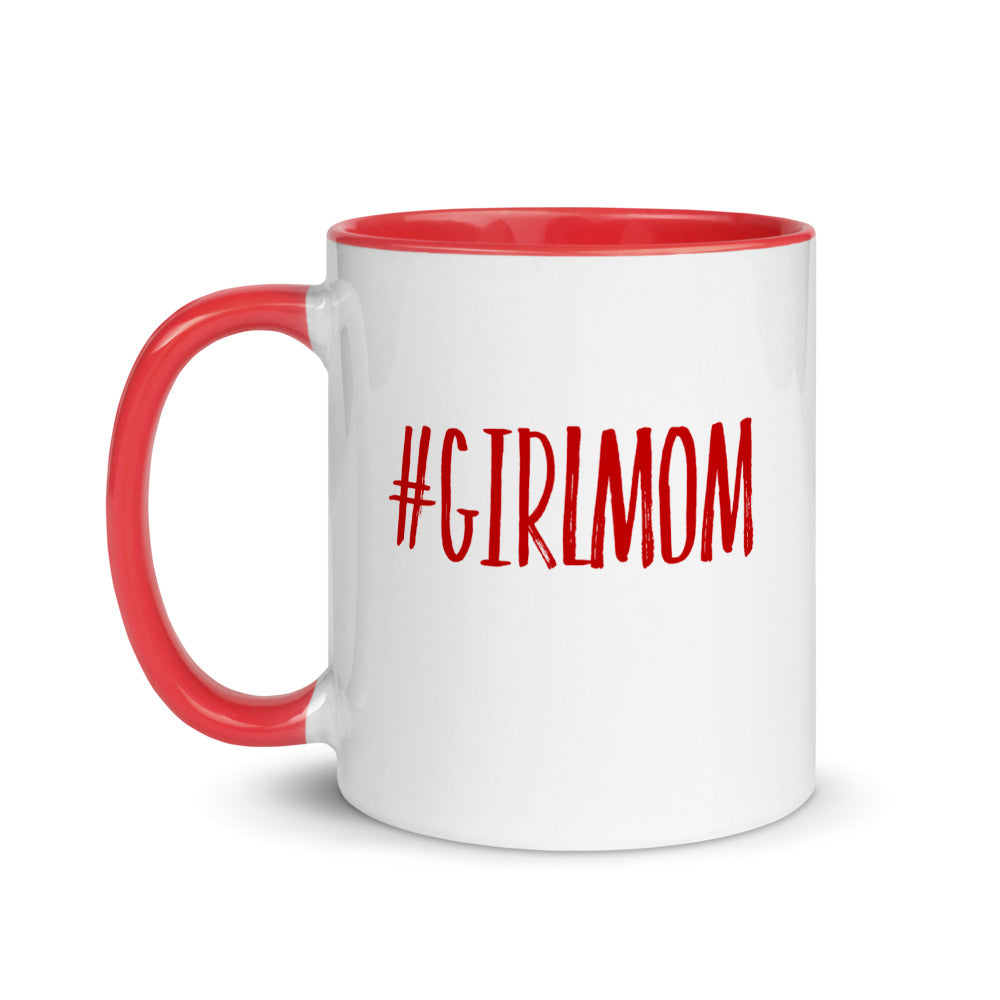 “#GirlMom” Mug with Color Inside - Surcee Shops