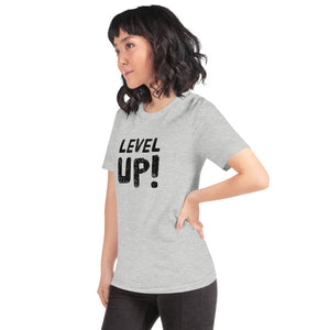 “Level Up” Short-Sleeve Unisex T-Shirt - Surcee Shops