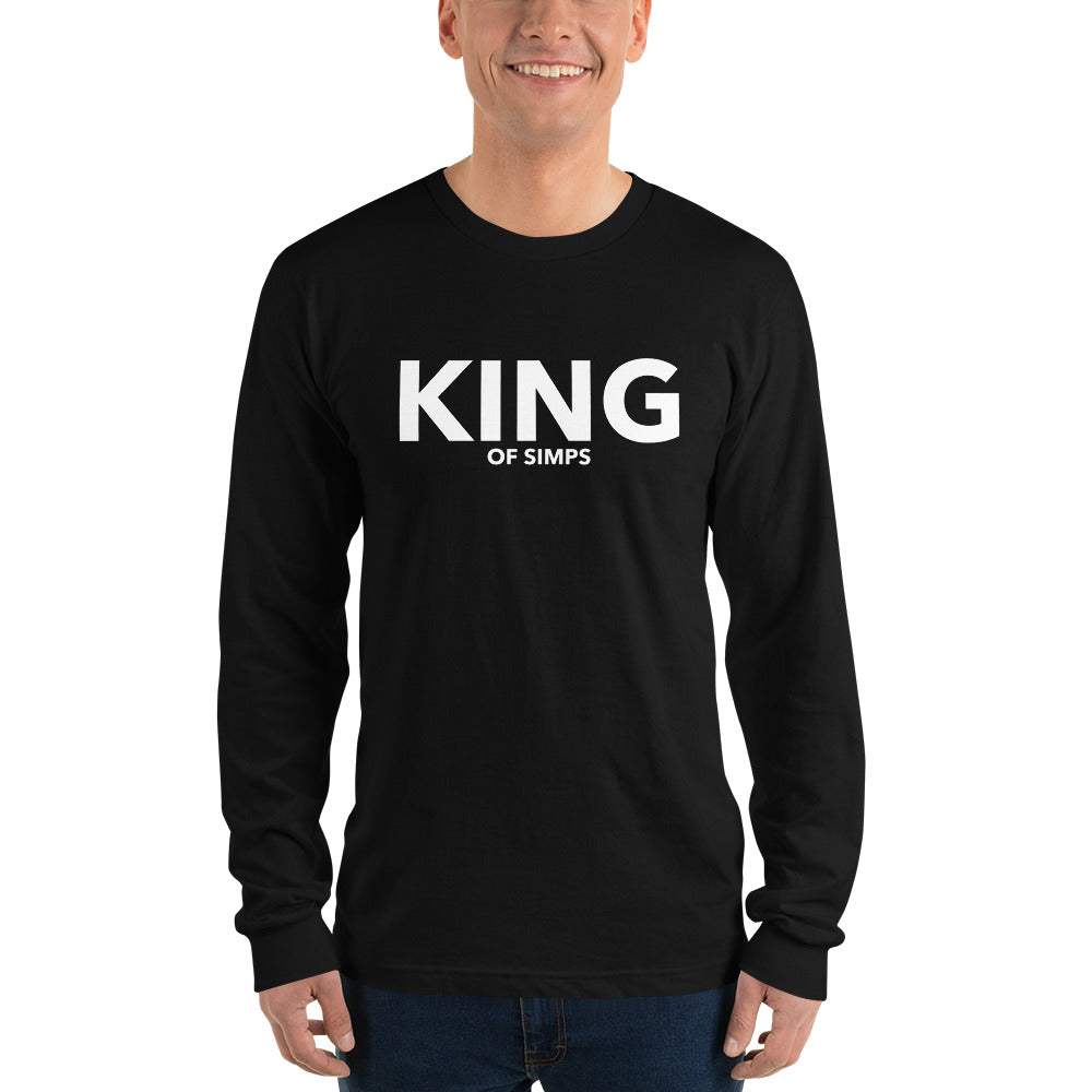 “King of Simps” Long sleeve t-shirt - Surcee Shops