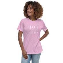 Load image into Gallery viewer, “Hot Southern Mess Too” Women&#39;s Relaxed T-Shirt - Surcee Shops
