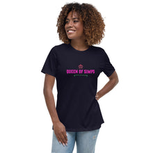 Load image into Gallery viewer, “Queen of Simps” Women&#39;s Relaxed T-Shirt - Surcee Shops
