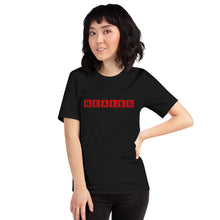 Load image into Gallery viewer, “Healed” Red Scrabble Short-Sleeve Unisex T-Shirt - Surcee Shops
