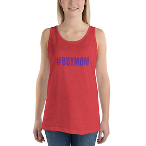 “BoyMom” Purple Ltrs, Unisex Tank Top - Surcee Shops