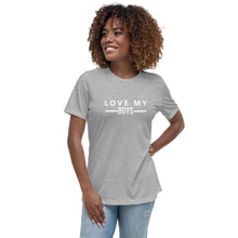 Load image into Gallery viewer, “Love My Boys” Women&#39;s Relaxed T-Shirt - Surcee Shops
