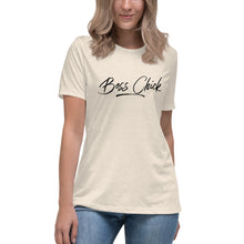 Load image into Gallery viewer, “Boss Chick” Women&#39;s Relaxed T-Shirt - Surcee Shops
