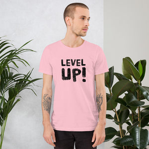 “Level Up” Short-Sleeve Unisex T-Shirt - Surcee Shops