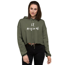 Load image into Gallery viewer, “Be Original” Crop Hoodie - Surcee Shops
