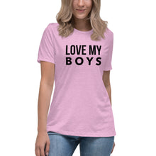 Load image into Gallery viewer, “Love My Boys” Women&#39;s Relaxed T-Shirt - Surcee Shops
