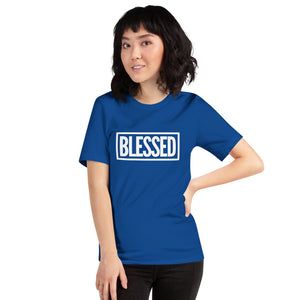 “Blessed” Short-Sleeve Unisex T-Shirt - Surcee Shops