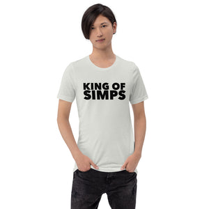 “King of Simps” Bold, Short-Sleeve Unisex T-Shirt - Surcee Shops