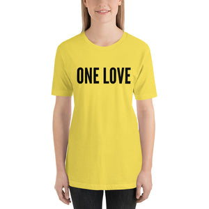 “One Love” Short-Sleeve Unisex T-Shirt - Surcee Shops