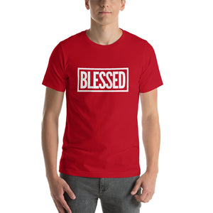 “Blessed” Short-Sleeve Unisex T-Shirt - Surcee Shops