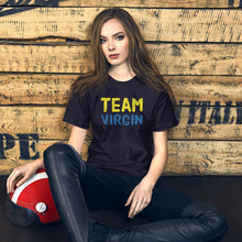 Load image into Gallery viewer, “Team Virgin” 3, Short-Sleeve Unisex T-Shirt - Surcee Shops
