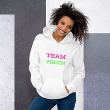 Load image into Gallery viewer, “Team Virgin” Unisex Hoodie - Surcee Shops
