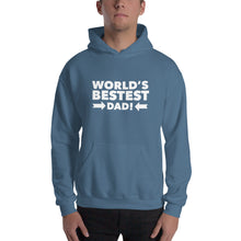 Load image into Gallery viewer, “World’s Bestest Dad” Unisex Hoodie - Surcee Shops
