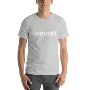 “Savage” Scrabble Short-Sleeve Unisex T-Shirt - Surcee Shops