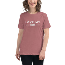 Load image into Gallery viewer, “Love My Boys” Women&#39;s Relaxed T-Shirt - Surcee Shops
