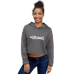 “#GirlBoss” Crop Hoodie - Surcee Shops