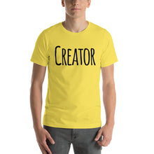 Load image into Gallery viewer, “Creator” Short-Sleeve Unisex T-Shirt - Surcee Shops
