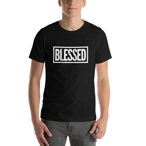 “Blessed” Short-Sleeve Unisex T-Shirt - Surcee Shops