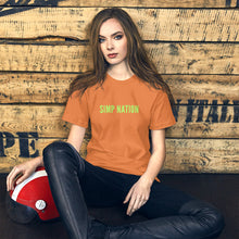 Load image into Gallery viewer, “Simp Nation” Lime, Short-Sleeve Unisex T-Shirt - Surcee Shops
