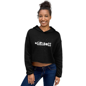 “#GirlBoss” Crop Hoodie - Surcee Shops