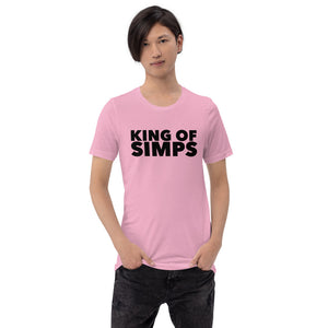 “King of Simps” Bold, Short-Sleeve Unisex T-Shirt - Surcee Shops