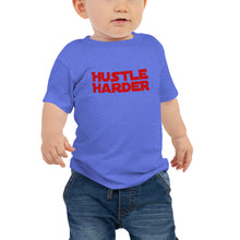 Load image into Gallery viewer, “Hustle Harder” Baby Jersey Short Sleeve Tee - Surcee Shops
