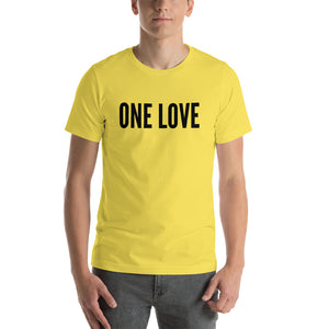 “One Love” Short-Sleeve Unisex T-Shirt - Surcee Shops