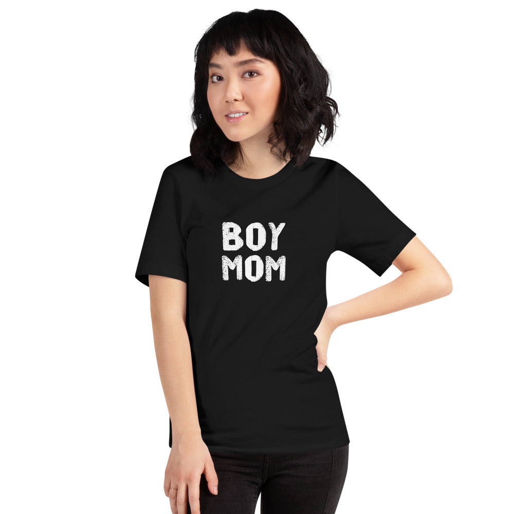 “Boy Mom” Short-Sleeve Unisex T-Shirt - Surcee Shops