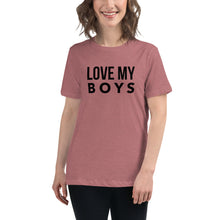 Load image into Gallery viewer, “Love My Boys” Women&#39;s Relaxed T-Shirt - Surcee Shops
