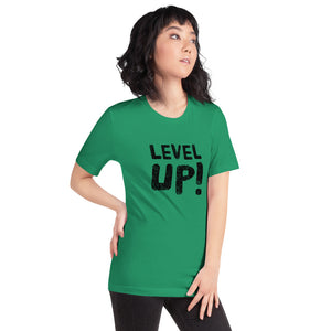 “Level Up” Short-Sleeve Unisex T-Shirt - Surcee Shops