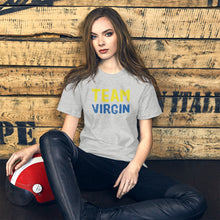 Load image into Gallery viewer, “Team Virgin” 3, Short-Sleeve Unisex T-Shirt - Surcee Shops
