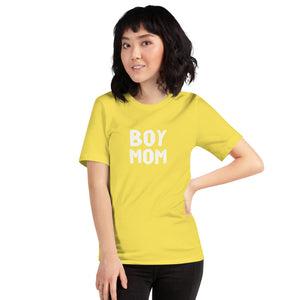 “Boy Mom” Short-Sleeve Unisex T-Shirt - Surcee Shops