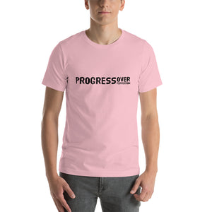 "Progress over Perfection" Short-Sleeve Unisex T-Shirt - Surcee Shops