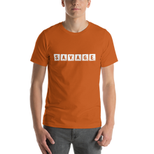 Load image into Gallery viewer, “Savage” Scrabble Short-Sleeve Unisex T-Shirt - Surcee Shops
