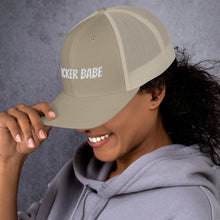 Load image into Gallery viewer, “Trucker Babe” Trucker Cap - Surcee Shops
