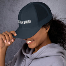 Load image into Gallery viewer, “Trucker Babe” Trucker Cap - Surcee Shops
