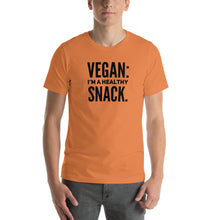 Load image into Gallery viewer, Vegan: Healthy Snack Short-Sleeve Unisex T-Shirt - Surcee Shops
