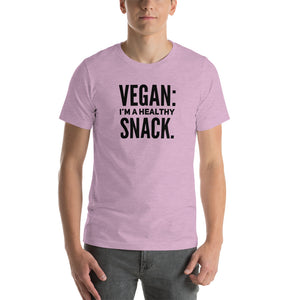 Vegan: Healthy Snack Short-Sleeve Unisex T-Shirt - Surcee Shops